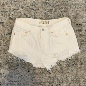 Free people white shorts